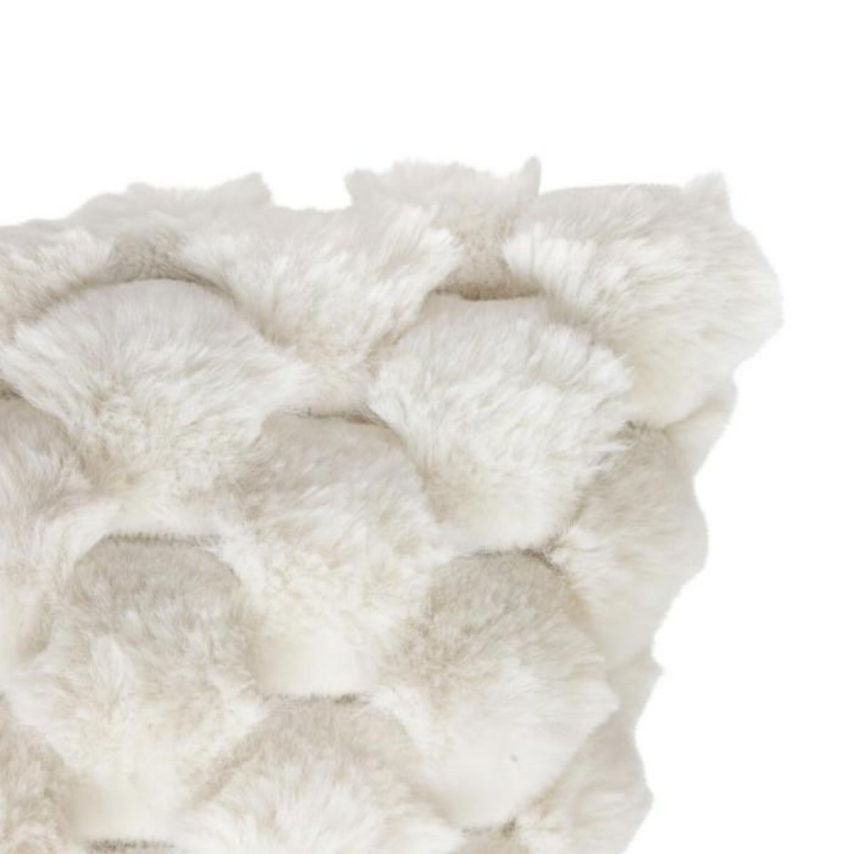 ATMOSPHERA Coussin Imitation Fourrure  Adriel  38x58cm Beige