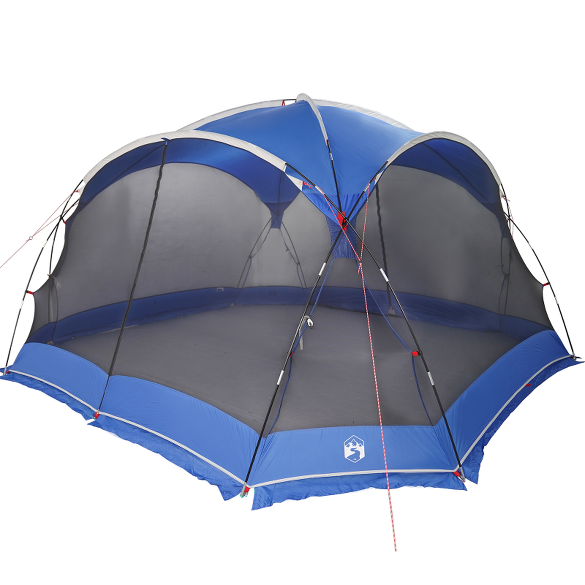 Voir la diapositive 2 : VIDAXL Tente Anti Moustiques de Camping avec Portes Bleue pour 10 Personnes Imperméable