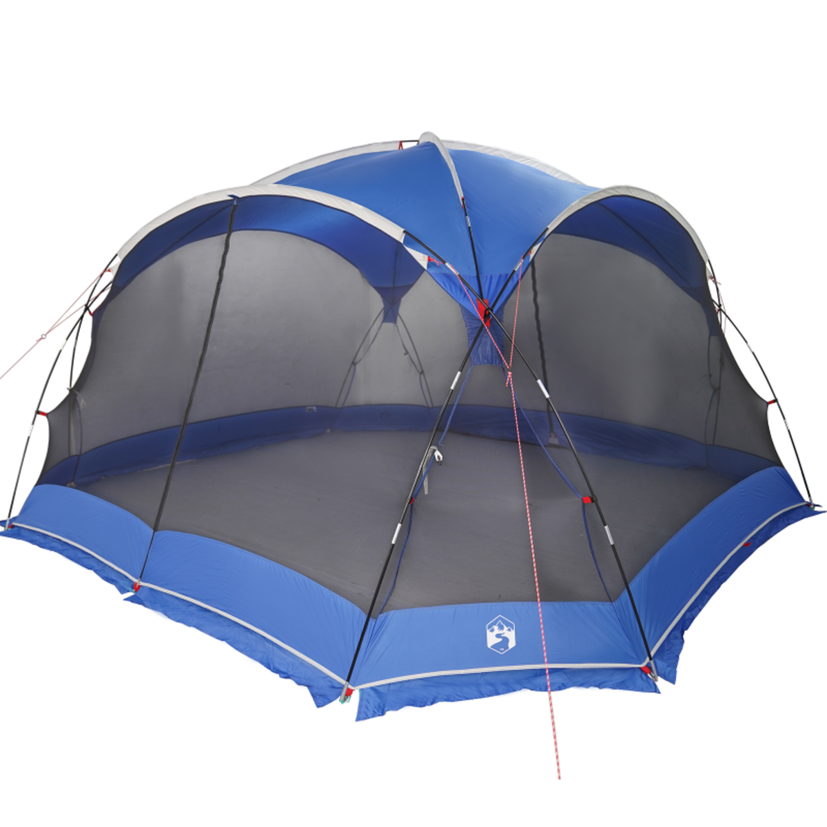VIDAXL Tente Anti Moustiques de Camping avec Portes Bleue pour 10 Personnes Imperméable
