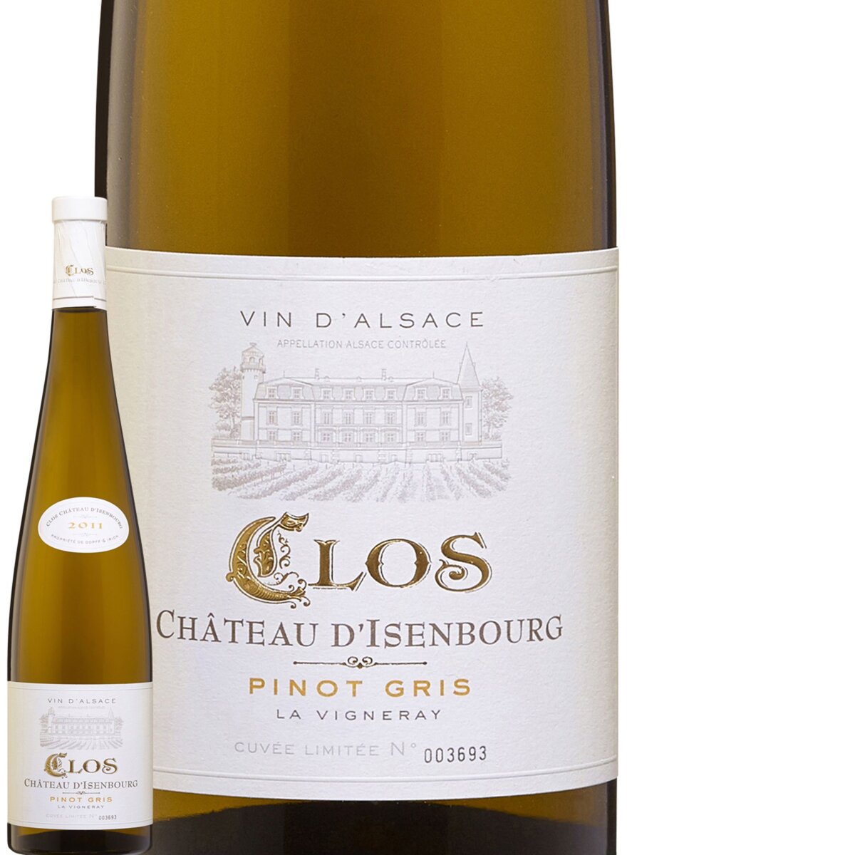 La Vigneray Clos du Château d'Isenbourg Dopff & Irion Alsace Pinot Gris Blanc 2011