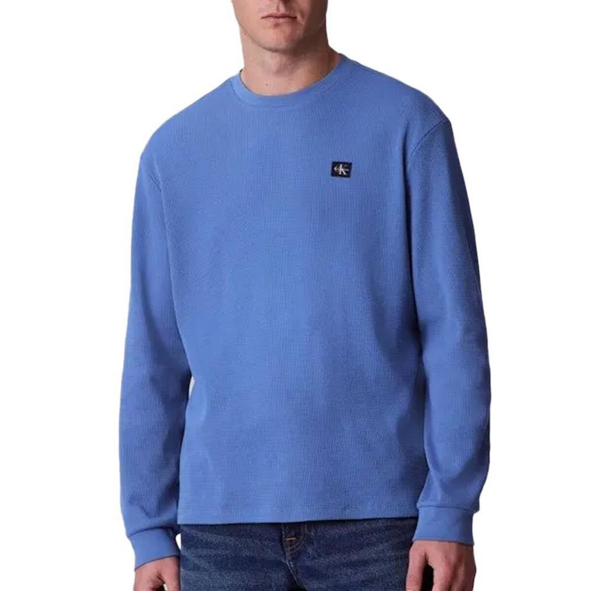 CALVIN KLEIN JEANS Sweat  Homme Calvin Klein Jeans Waffle Badge