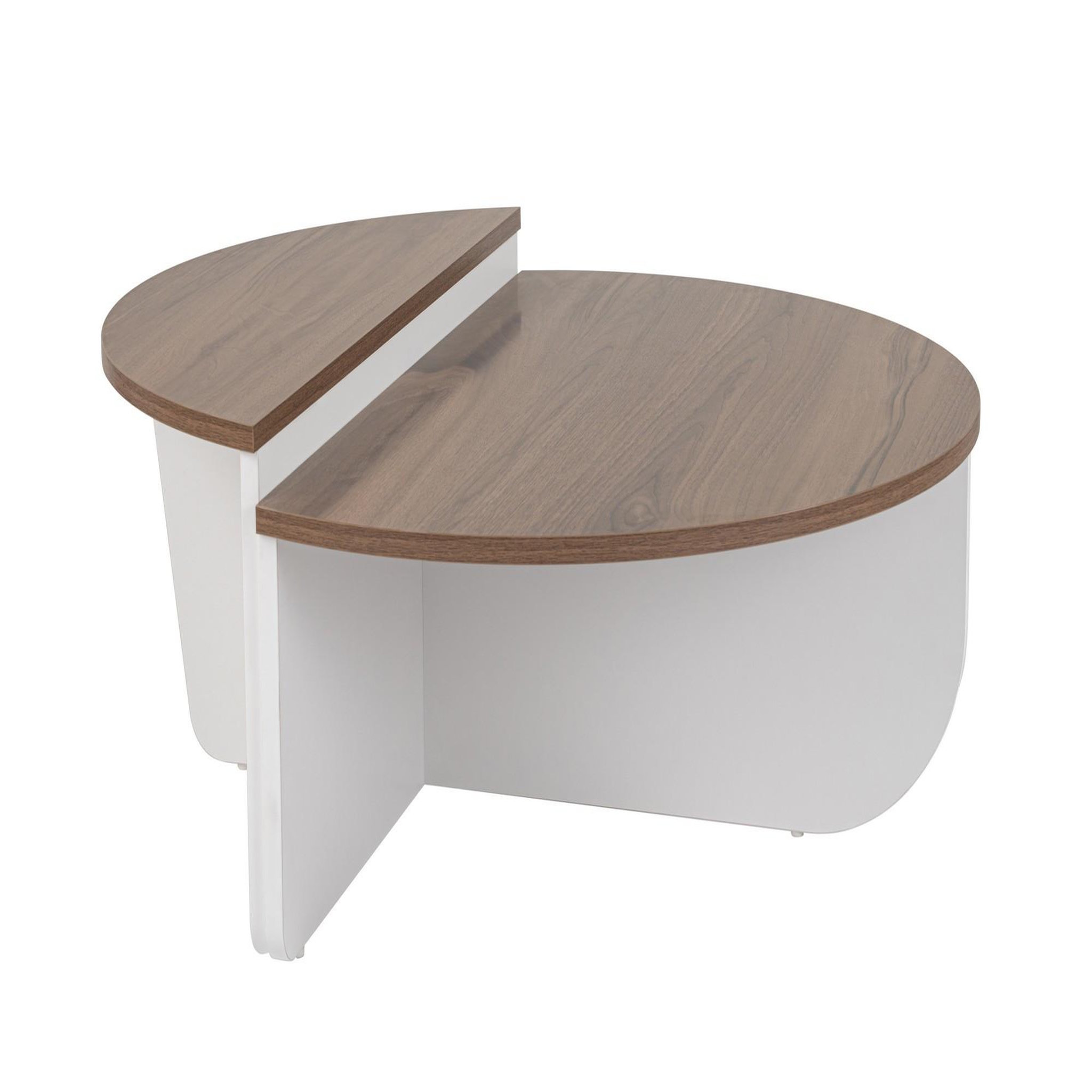 Habitat et Jardin Table basse en bois  orion  90 x 60 x 30 cm - noyer