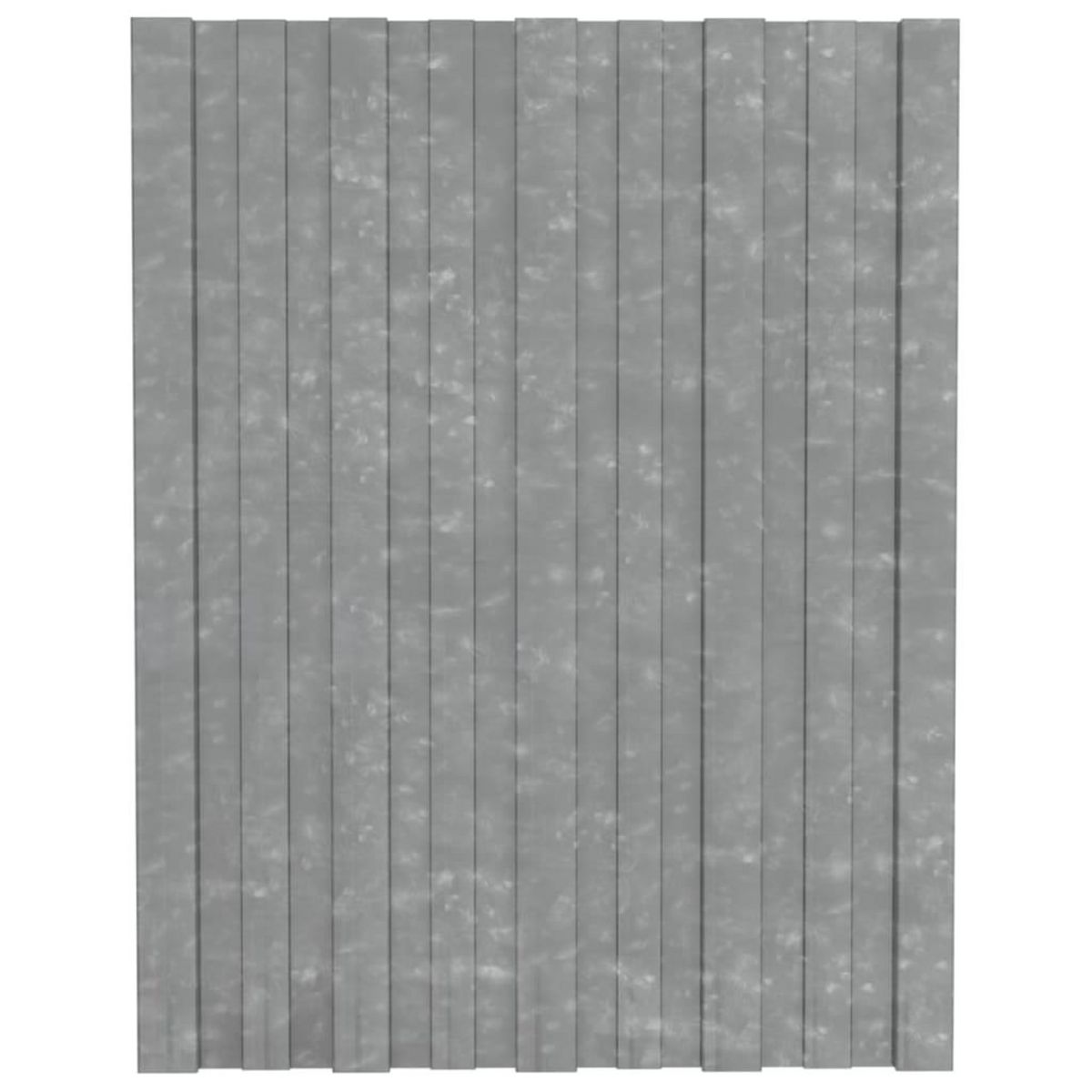 VIDAXL Panneaux de toiture 36 pcs Acier galvanise Argente 60x45 cm