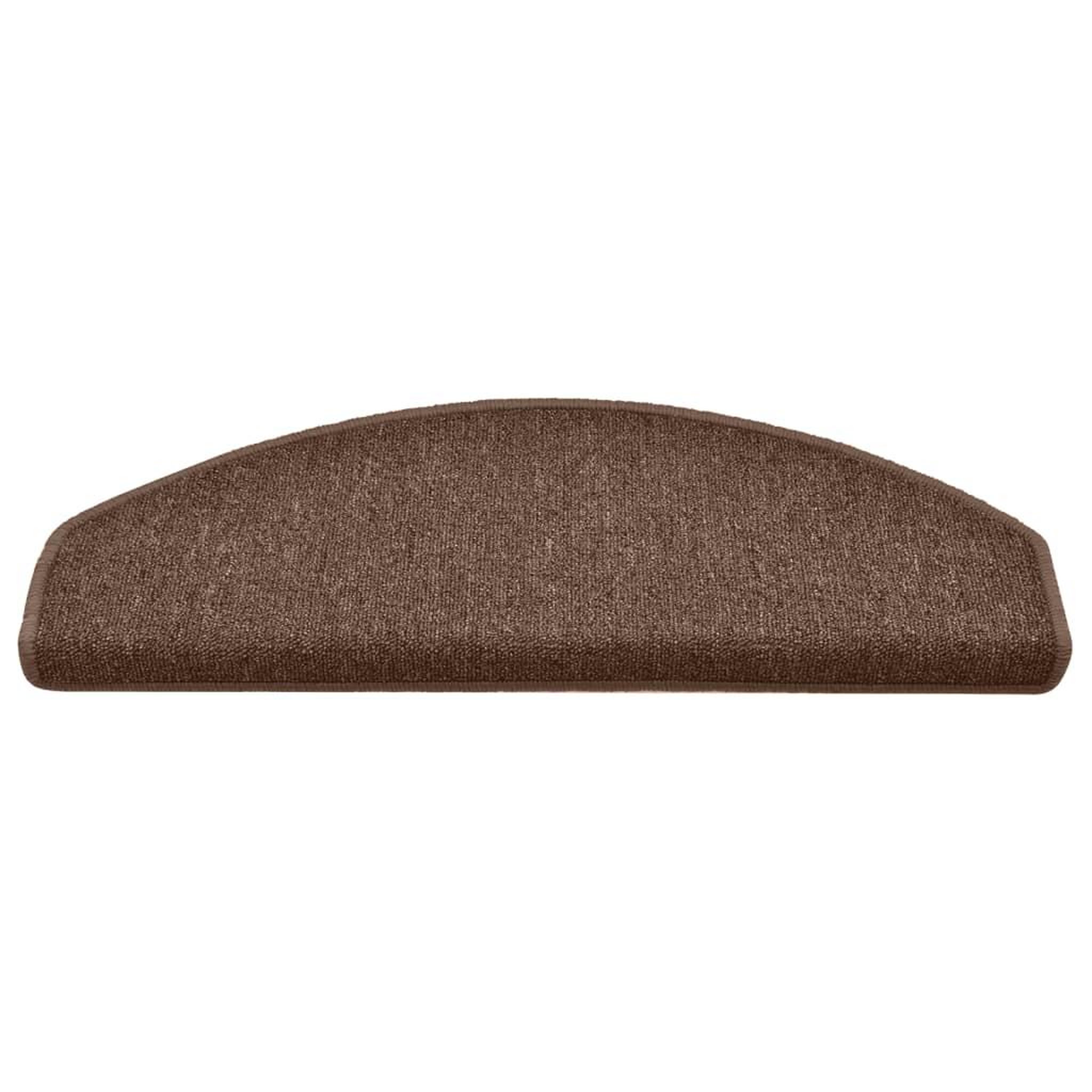 Voir la diapositive 4 : VIDAXL Tapis de marches d'escalier 15 pcs Marron 65x24x4 cm