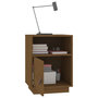 Voir la diapositive 5 : VIDAXL Table de chevet Marron miel 40x34x55 cm Bois de pin massif