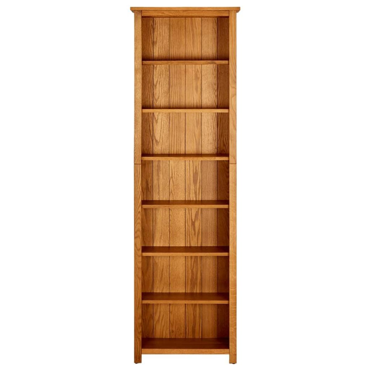 VIDAXL Bibliotheque a 7 niveaux 60x22x200 cm Bois de chene massif
