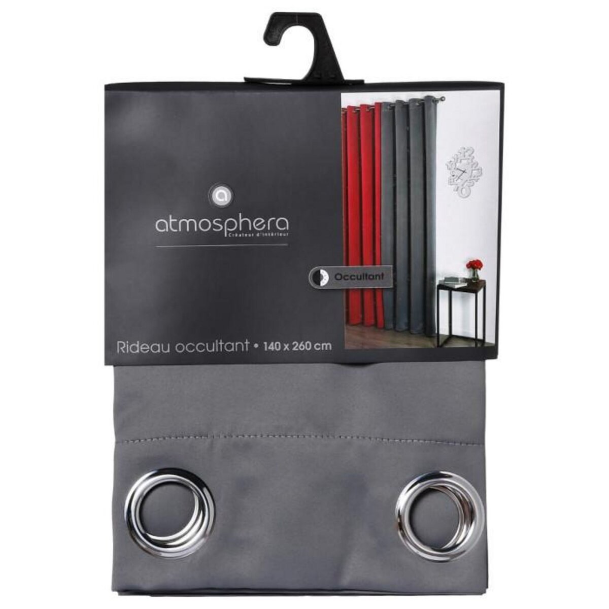 Paris Prix Rideau Occultant 140x260 Gris