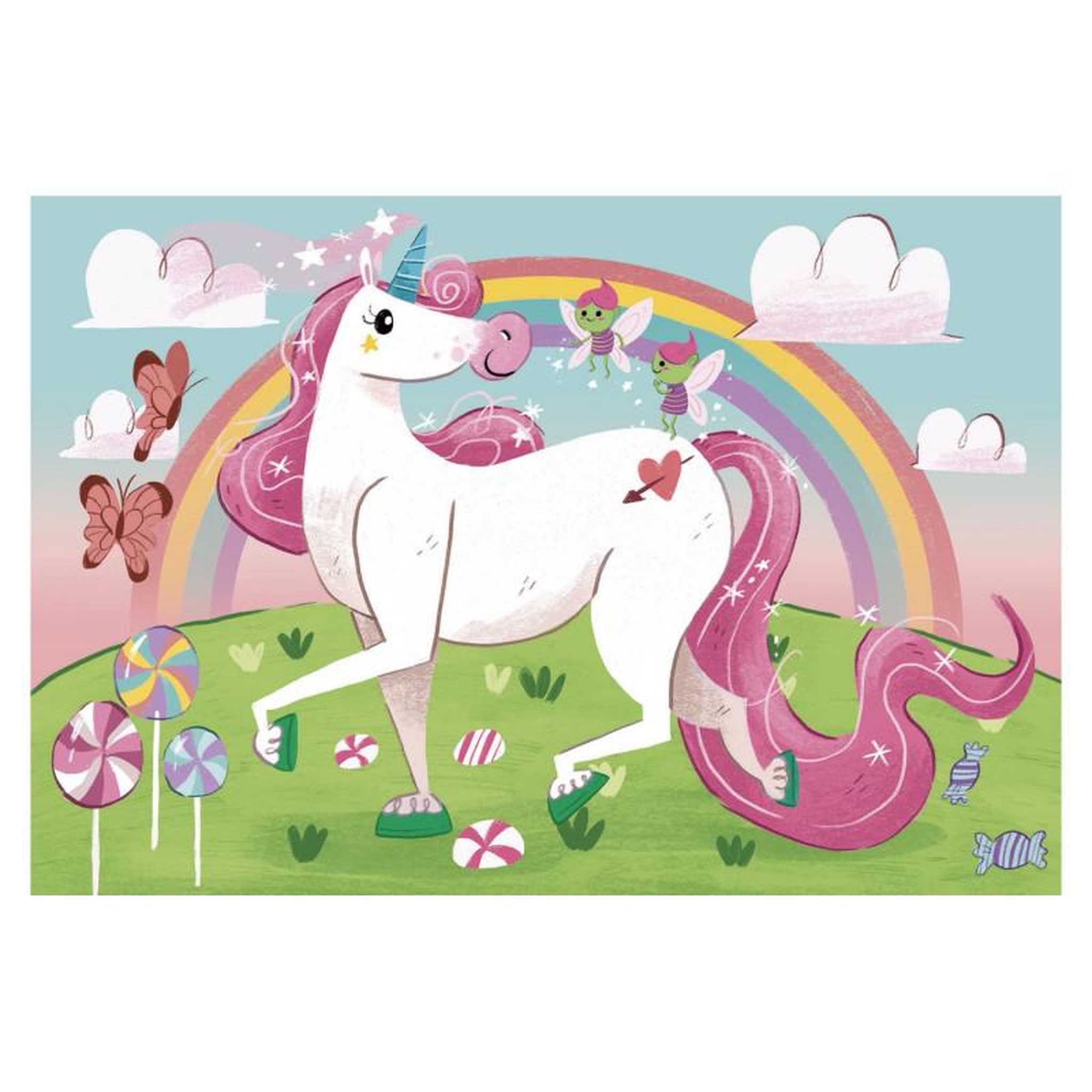 Voir la diapositive 2 : CLEMENTONI Clementoni Puzzle Unicorn, 104st.