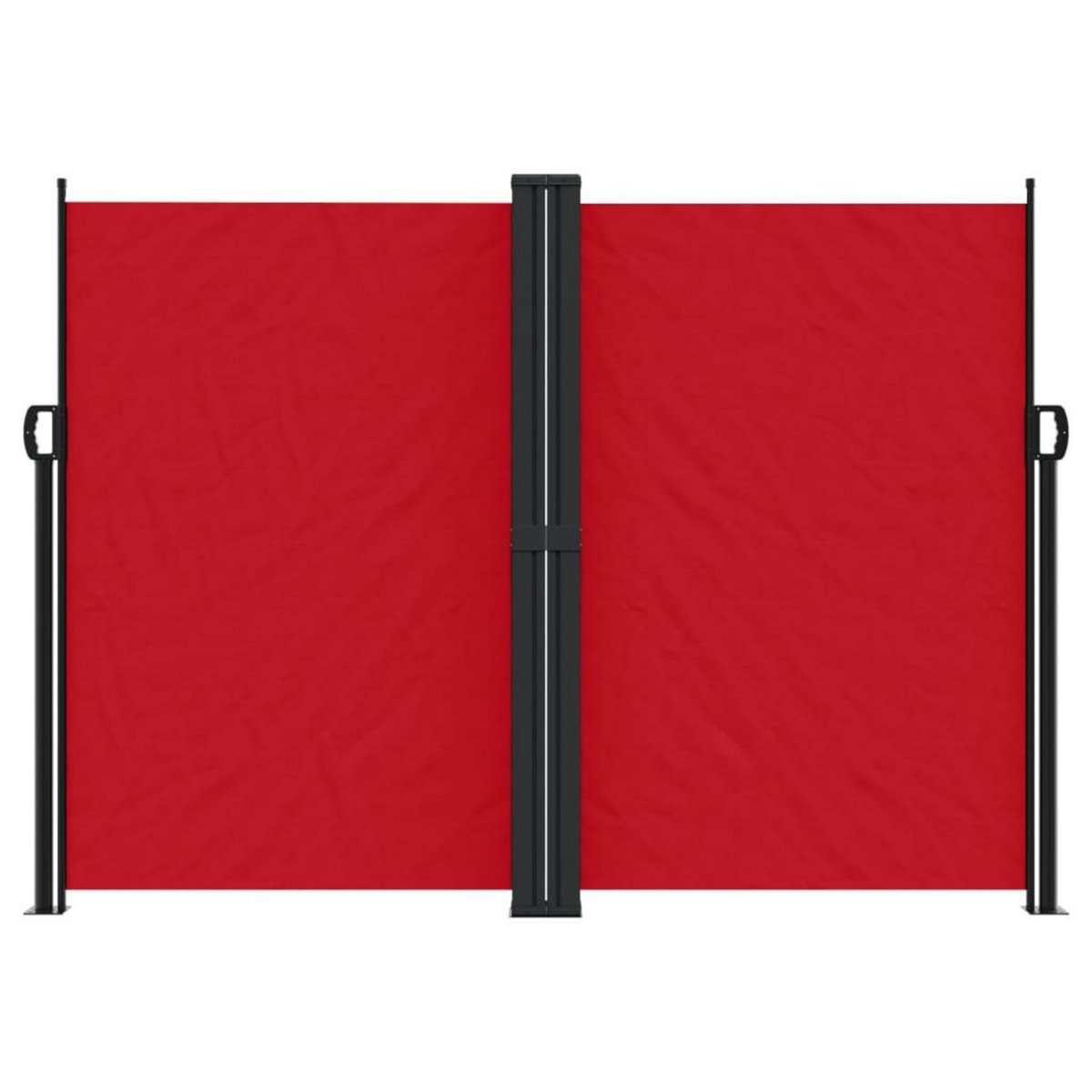 VIDAXL Auvent lateral retractable rouge 180x1200 cm