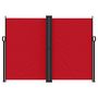Voir la diapositive 3 : VIDAXL Auvent lateral retractable rouge 180x1200 cm
