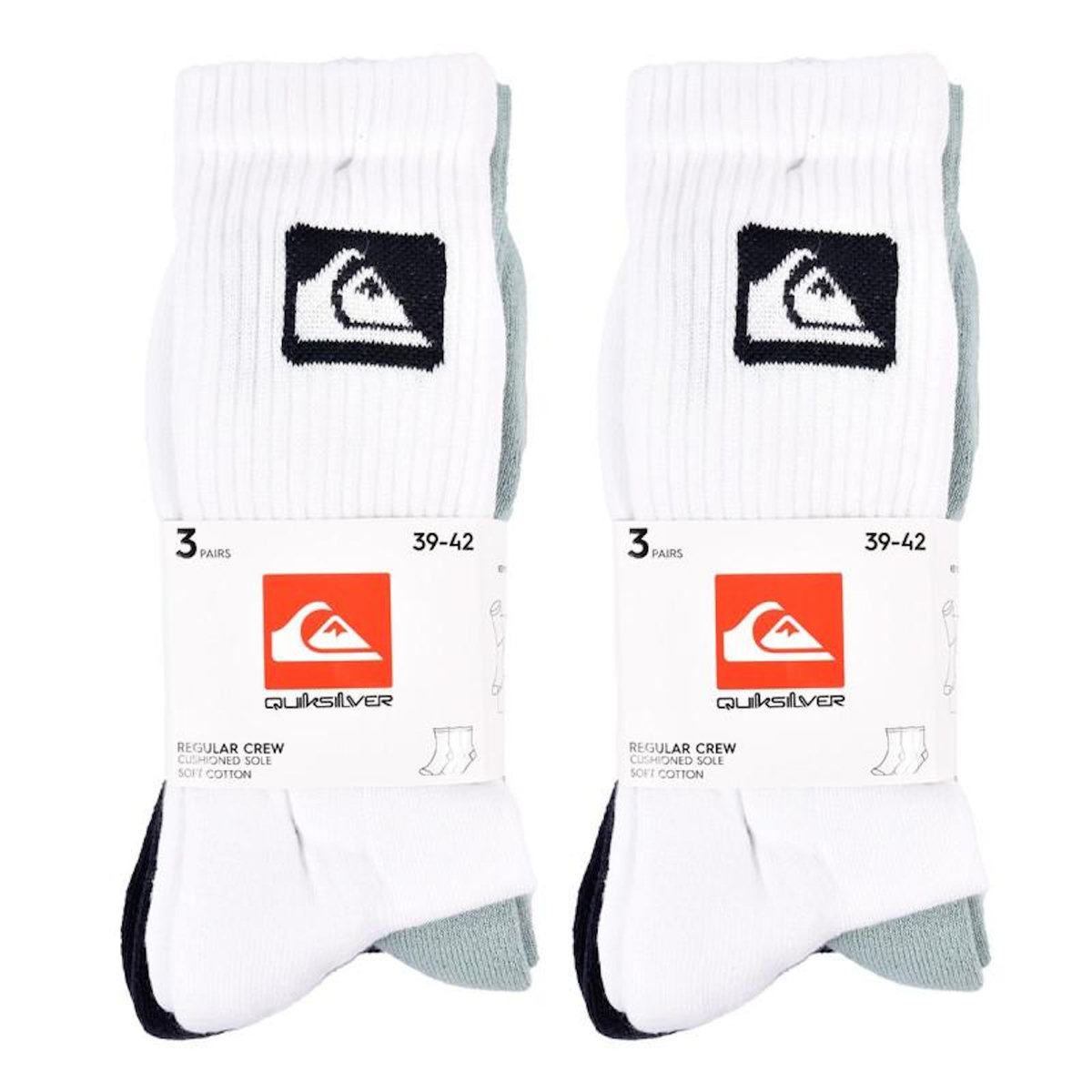 QUIKSILVER Chaussettes QUIKSILVER CUSHIONED CREW