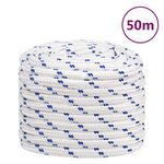 VIDAXL Corde de bateau Blanc 20 mm 50 m Polypropylene