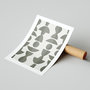 Voir la diapositive 2 : FUTURE HOME Affiche papier imprimé abstrait sans cadre