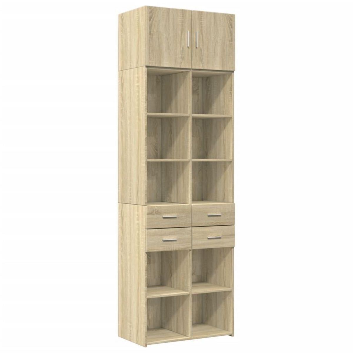 VIDAXL Armoire de rangement chene sonoma 70x42,5x225 cm