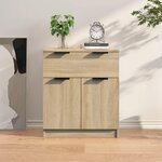 VIDAXL Buffet Chene sonoma 60x30x70 cm Bois d'ingenierie