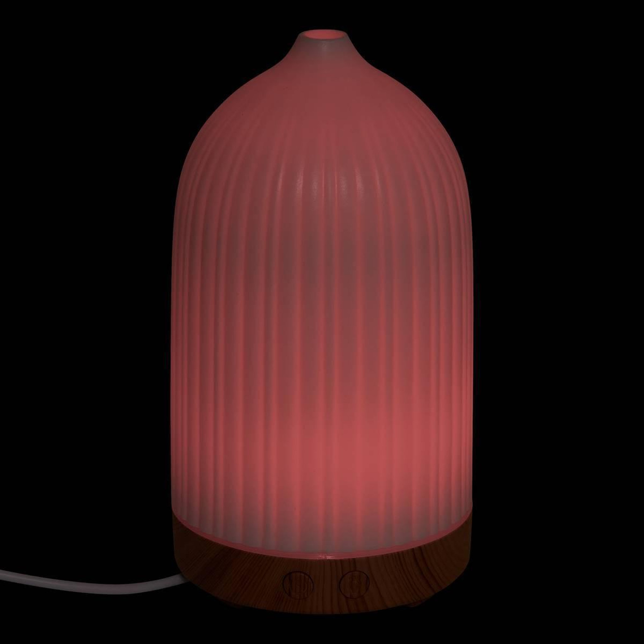 Voir la diapositive 6 : ATMOSPHERA Diffuseur d'huiles essentielles à led  berni  17cm blanc