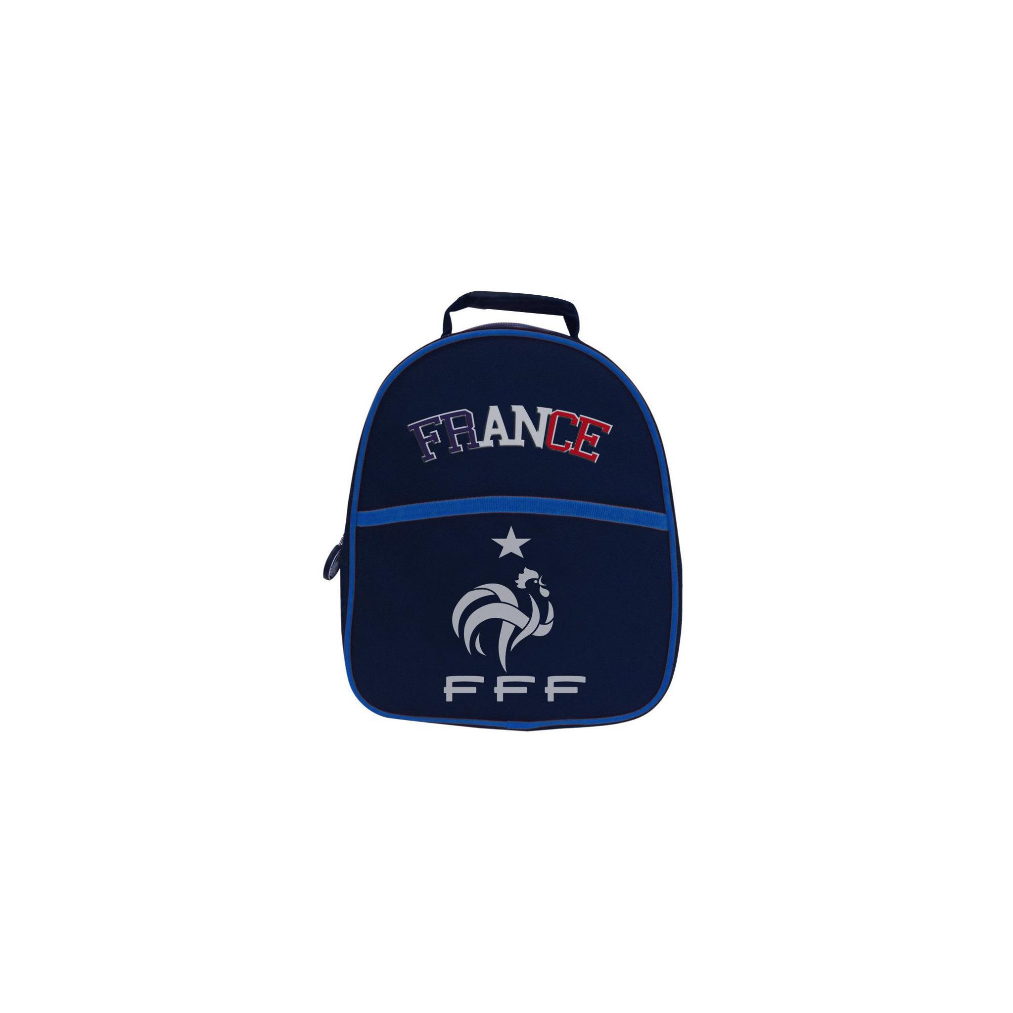 FFF Sac à dos enfant - Bleu - Fédération Française de Football - 25 x 13 x 21 cm