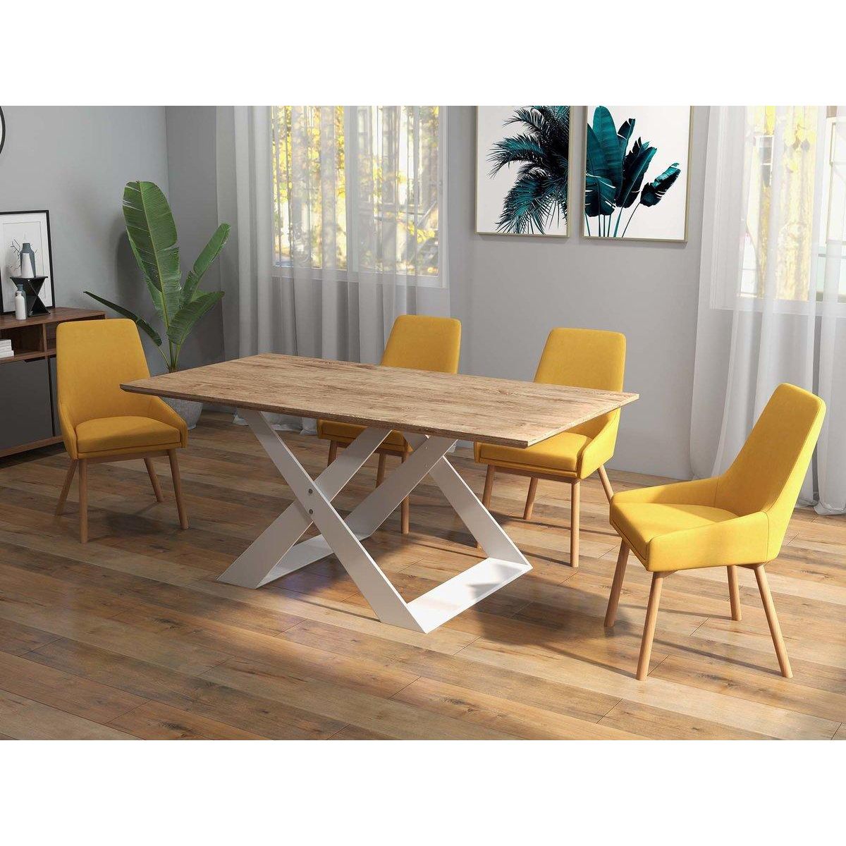 Habitat et Jardin Lot de 2 chaises  Tamiko  - Jaune