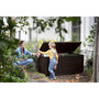 Voir la diapositive 1 : KETER Coffre de jardin en résine Northwood 630L Marron