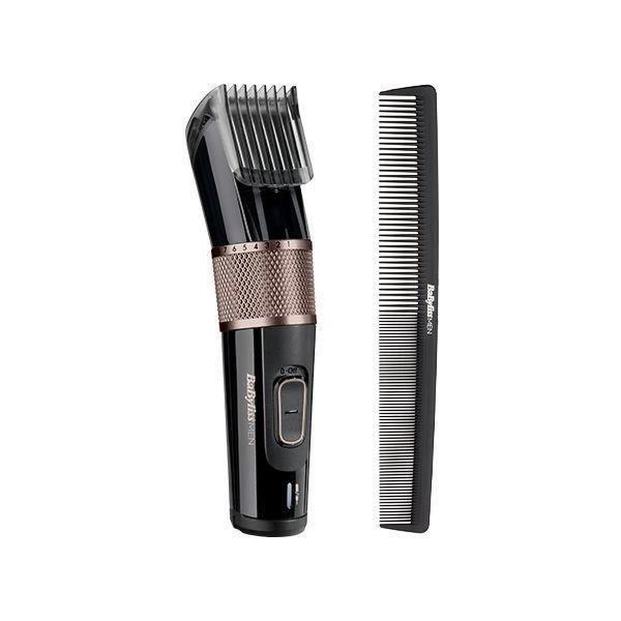 Voir la diapositive 4 : BABYLISS Tondeuse a Cheveux  Cheveux - BaByliss - E974E - Légere avec ou sans fil, Lames en acier inoxydable, 26 hauteurs de coupe
