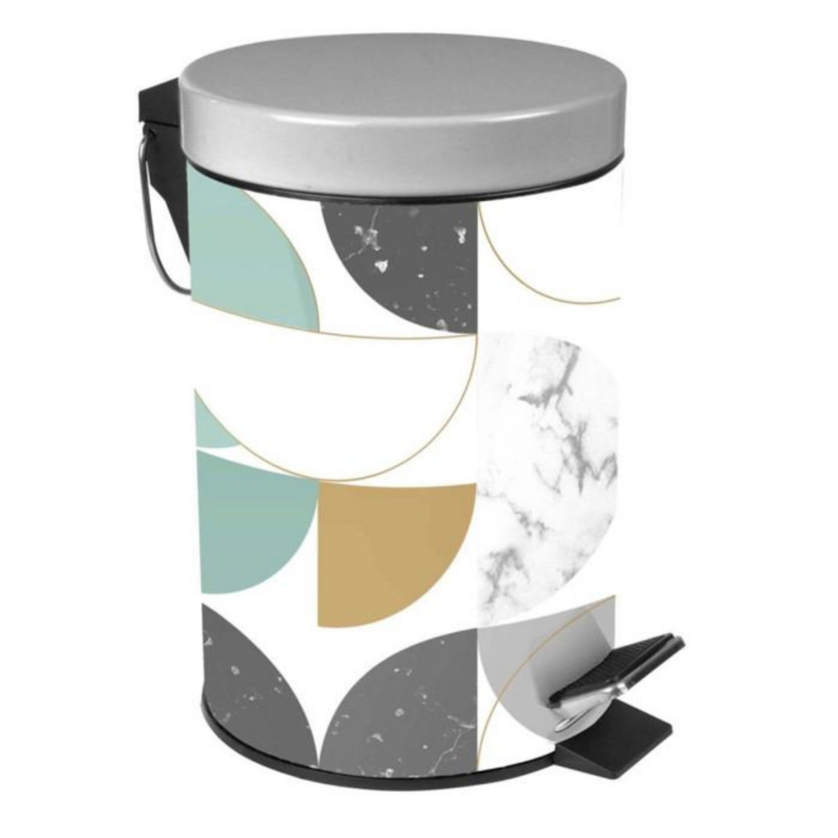 Paris Prix Poubelle à Pédale  Geomarbre  3L Bleu