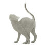 Voir la diapositive 1 : Paris Prix Statuette Déco Chat  Sparky  26cm Argent