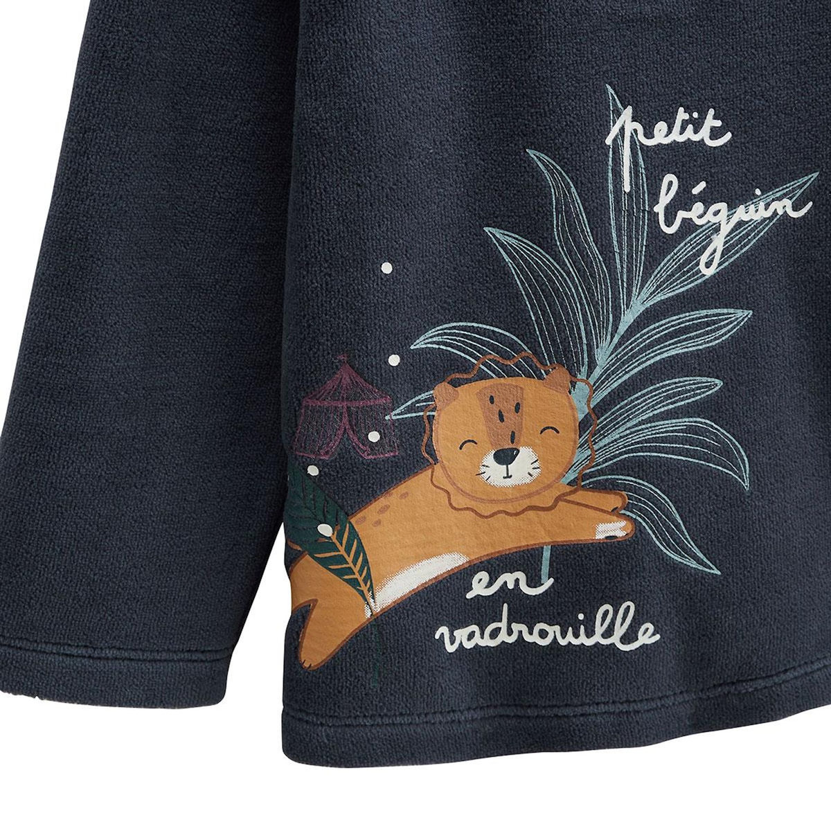 Petit Béguin Lot de 2 pyjamas enfant 2 pièces en velours Charly