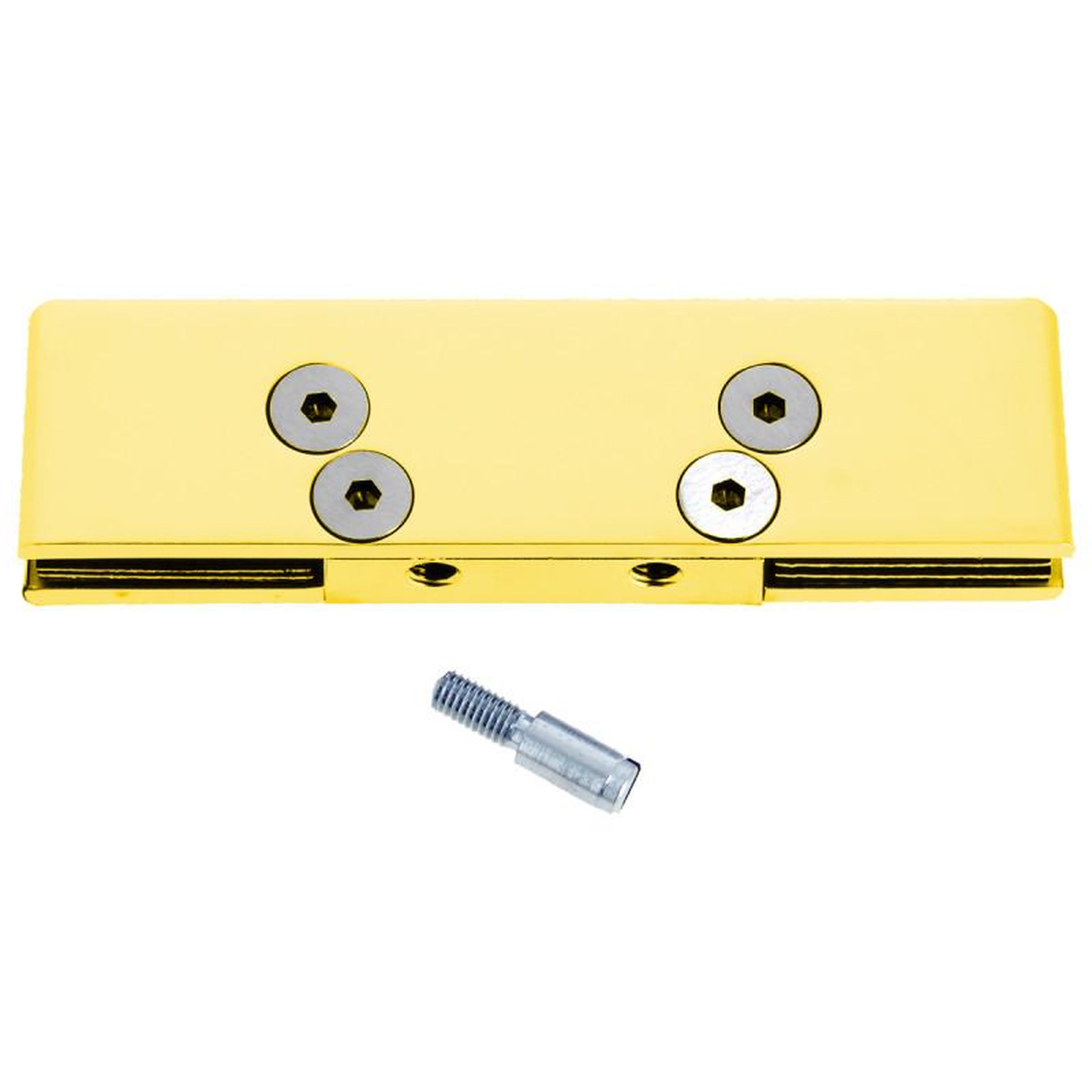 Voir la diapositive 2 : STREMLER ASSA ABLOY Penture massive haute finition laiton poli STREMLER 3272.00.0