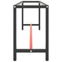 Voir la diapositive 4 : VIDAXL Cadre banc de travail Noir mat et rouge mat 210x50x79 cm Metal