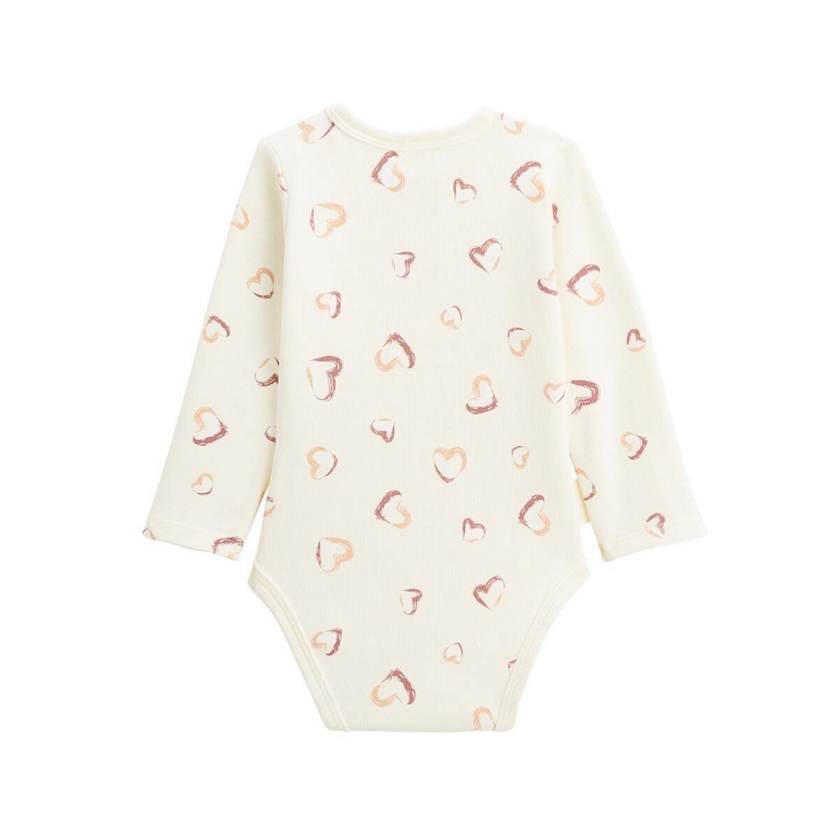 Petit Béguin Lot de 2 bodies bébé manches longues Matcha