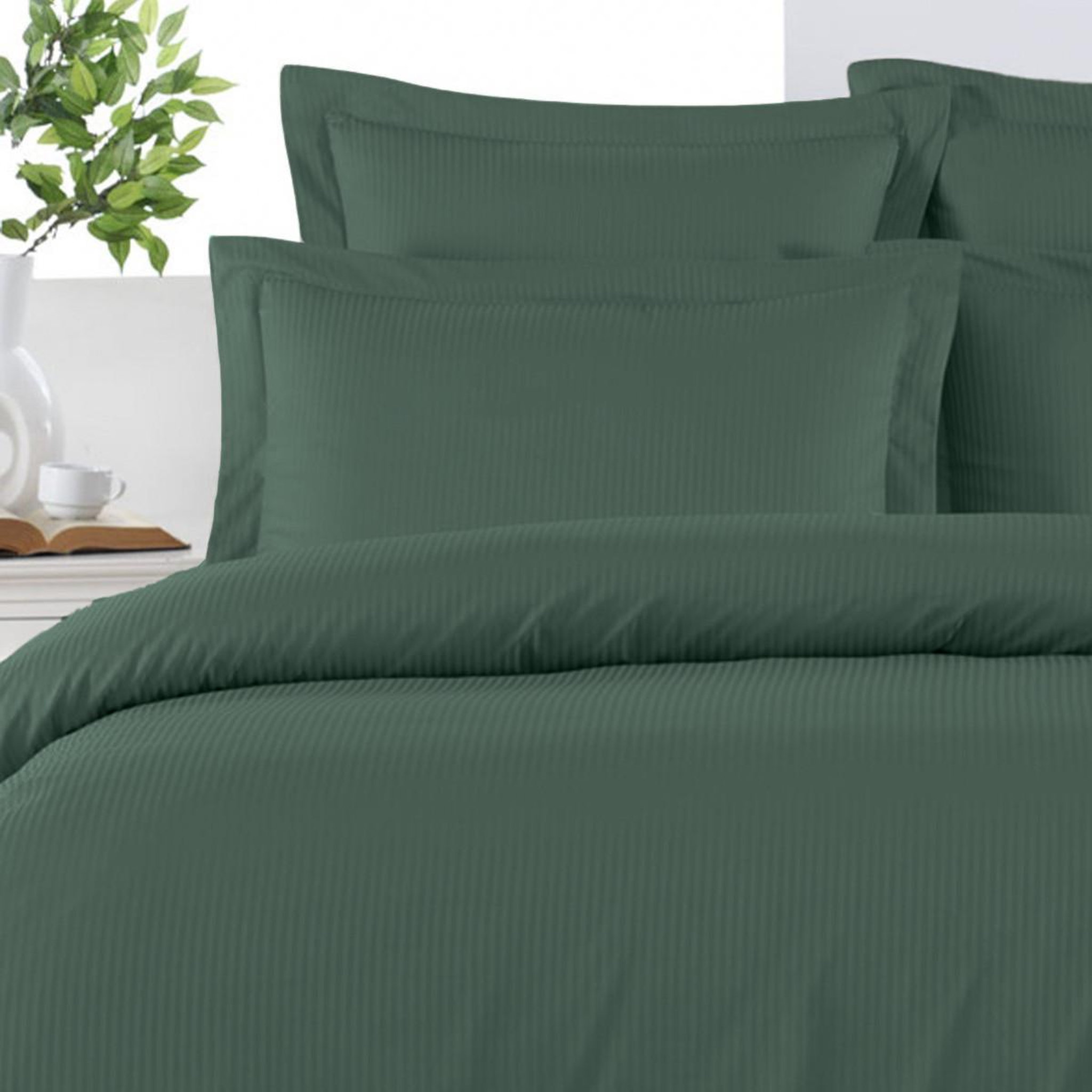 Voir la diapositive 2 : Sensei Maison Drap housse uni satin de coton bonnet 30 cm VERSALUXE
