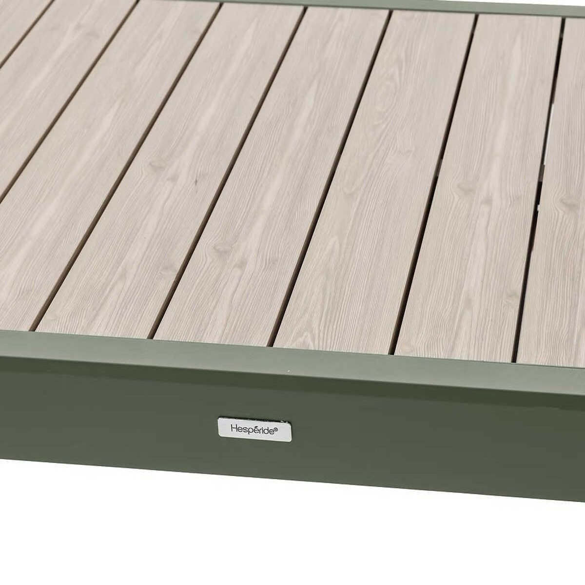 HESPERIDE Table de jardin rectangulaire extensible coulissante Evasion  8/10 places lin et laurier - Hespéride