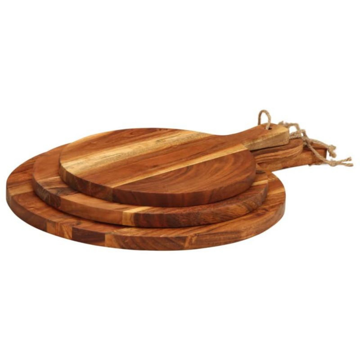VIDAXL Planche à découper 3 pcs cm bois d acacia massif