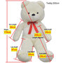 Voir la diapositive 5 : VIDAXL Ours en peluche Blanc 170 cm