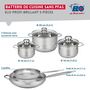 Voir la diapositive 2 : ELO Ensemble de 2 Poêles de cuisson 24 et 32 cm et 3 faitouts 14, 16 et 20 cm Elo Profi Brillant