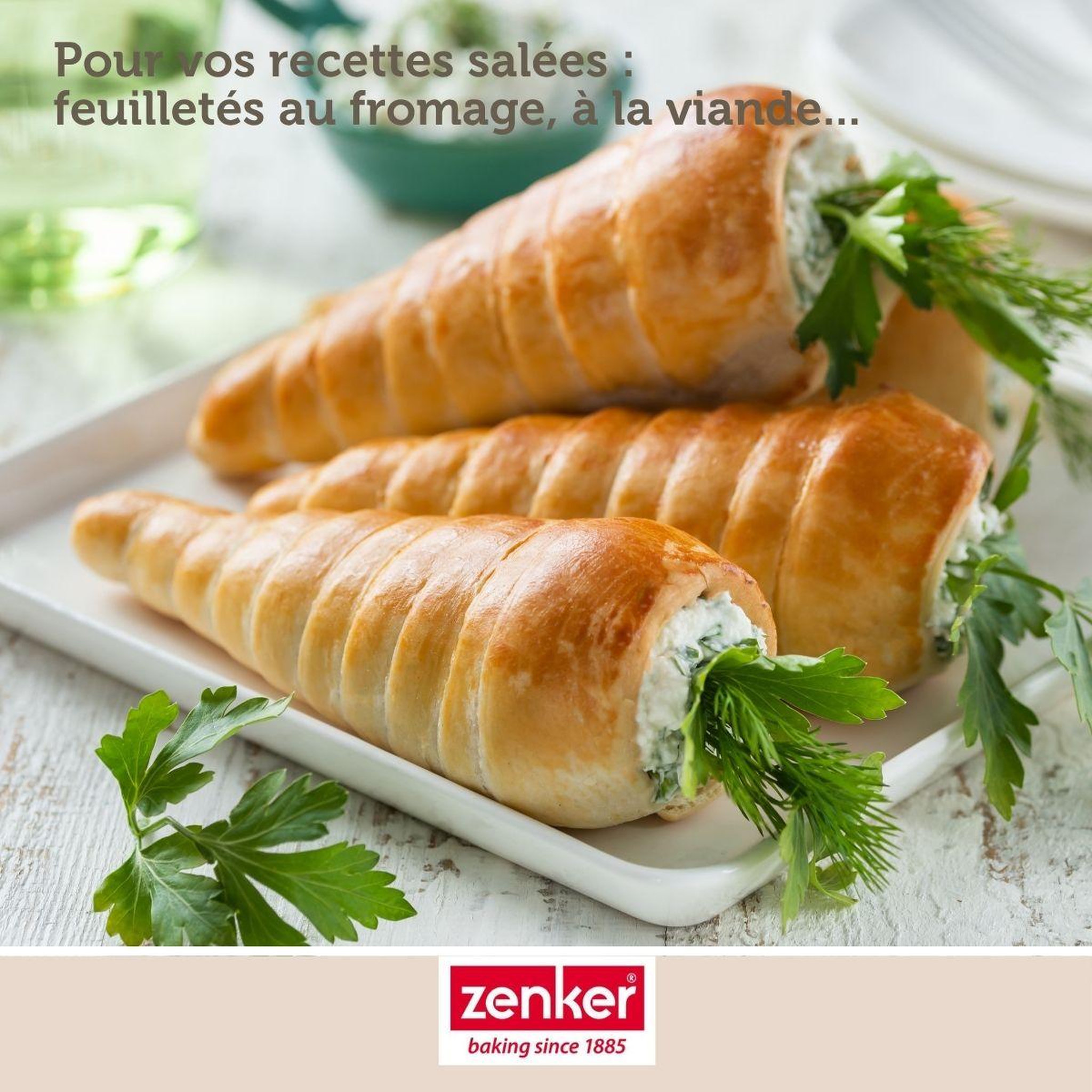 Voir la diapositive 5 : ZENKER Lot de 4 moules à gâteau en tube 13 x 2,5 cm zenker