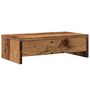 Voir la diapositive 2 : VIDAXL Support de moniteur avec tiroirs vieux bois bois d ingénierie