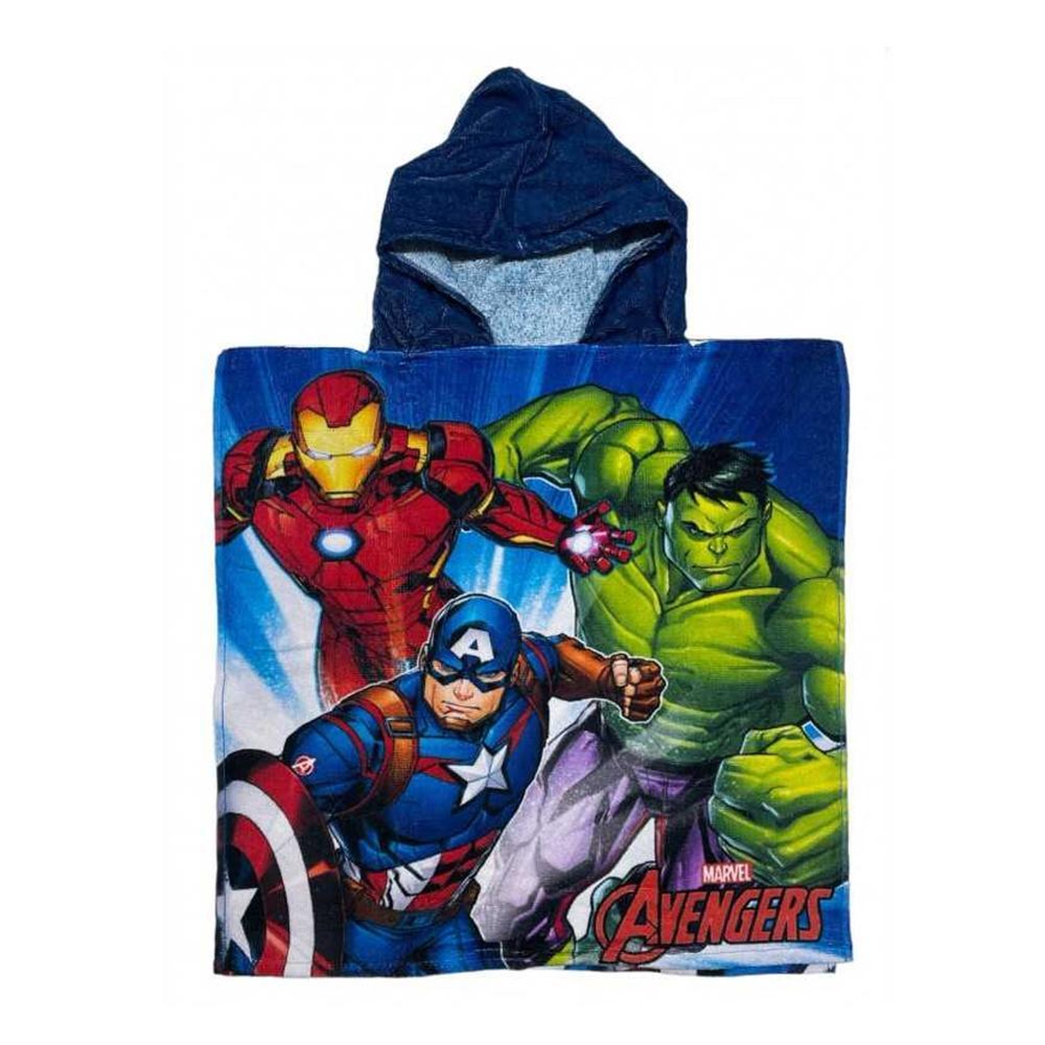 SPORTZONE Poncho Bleu/Rouge Garçon Sport Zone Avengers. Coloris disponibles : Bleu
