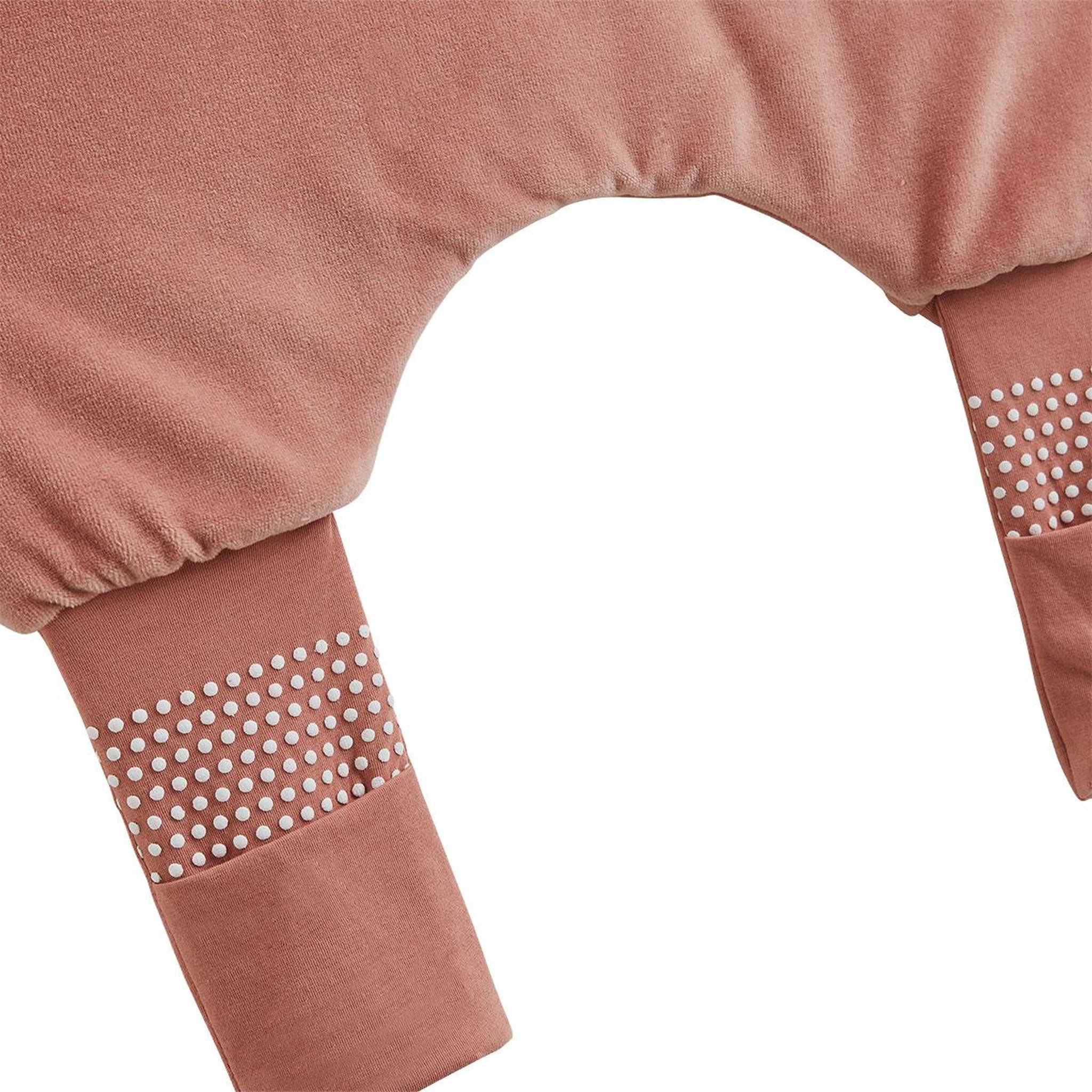 Voir la diapositive 4 : PETIT BEGUIN Turbulette TOG2 en velours avec pieds retroussables et manches amovibles Cléo