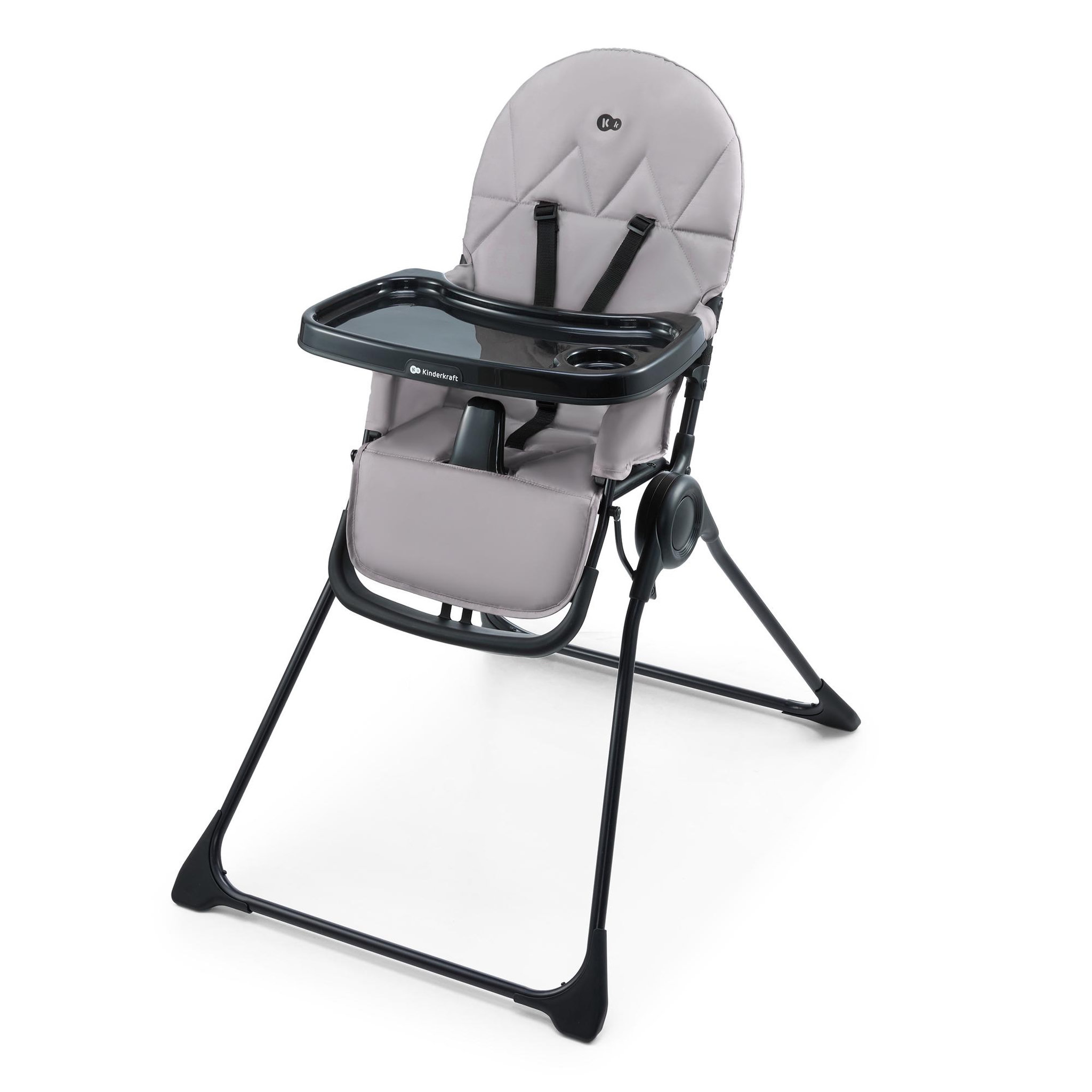Voir la diapositive 1 : KINDERKRAFT Chaise haute evolutive bebe dossier inclinable et harnais