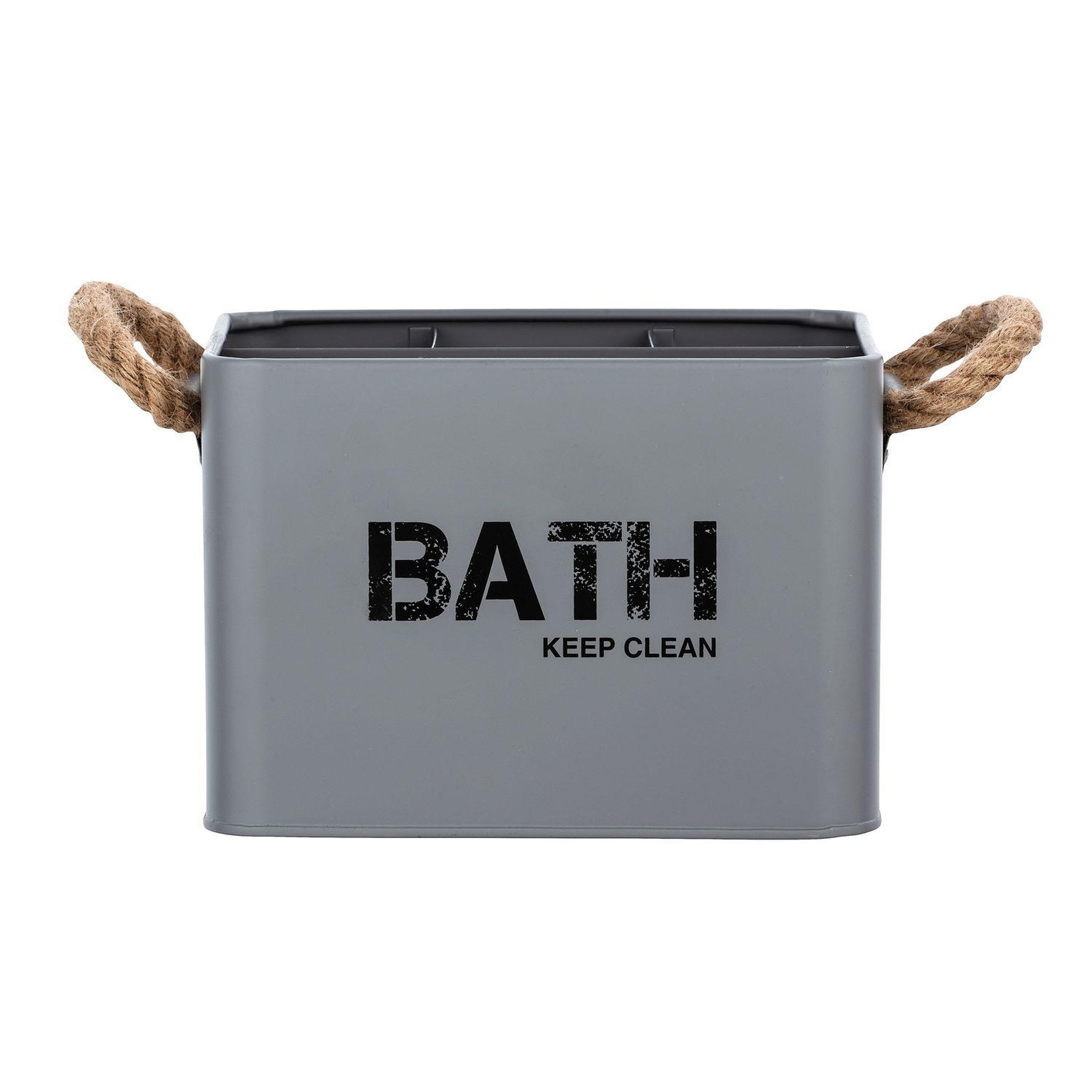 Voir la diapositive 2 : Wenko Boîte de rangement compartimentée salle de bain gara - l. 19 x h. 12 cm
