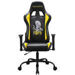 Subsonic Chaise gaming Iron Maiden Killers, fauteuil gamer Noir taille L