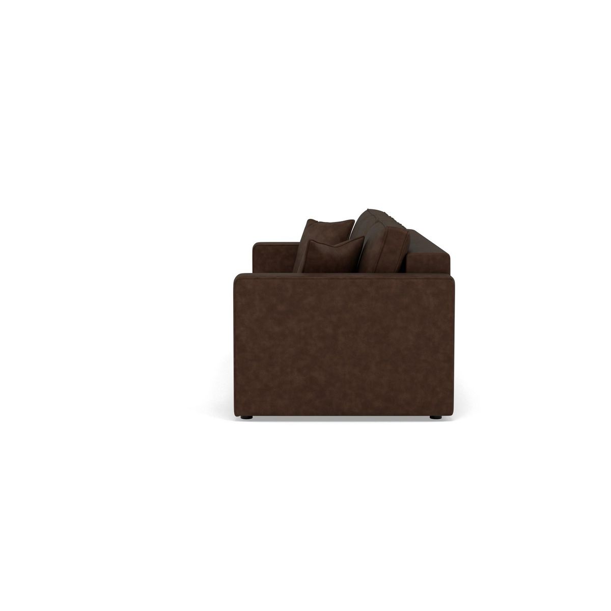 BEST MOBILIER Topaze - canapé droit 3 places convertible avec coffre en simili