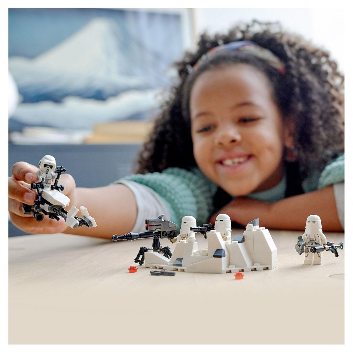 LEGO Star Wars 75320 Pack de combat Snowtrooper, Set Collector avec 4 Figurines