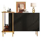 MERAX Buffet. Coloris disponibles : Noir, Bicolore