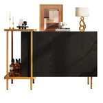 MERAX Buffet. Coloris disponibles : Noir