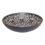 Voir la diapositive 2 : SECRET DE GOURMET Lot de 6 Assiettes Creuses en Céramique  Inès  20cm Bleu