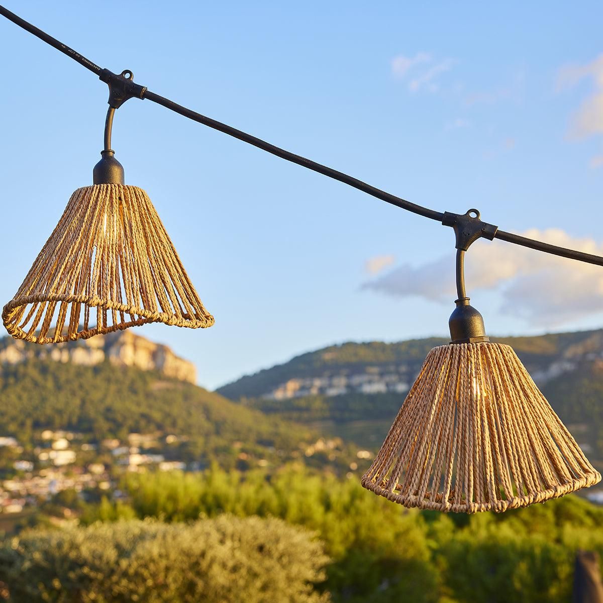 Lumisky Guirlande lumineuse RAFFY Beige Corde 6m