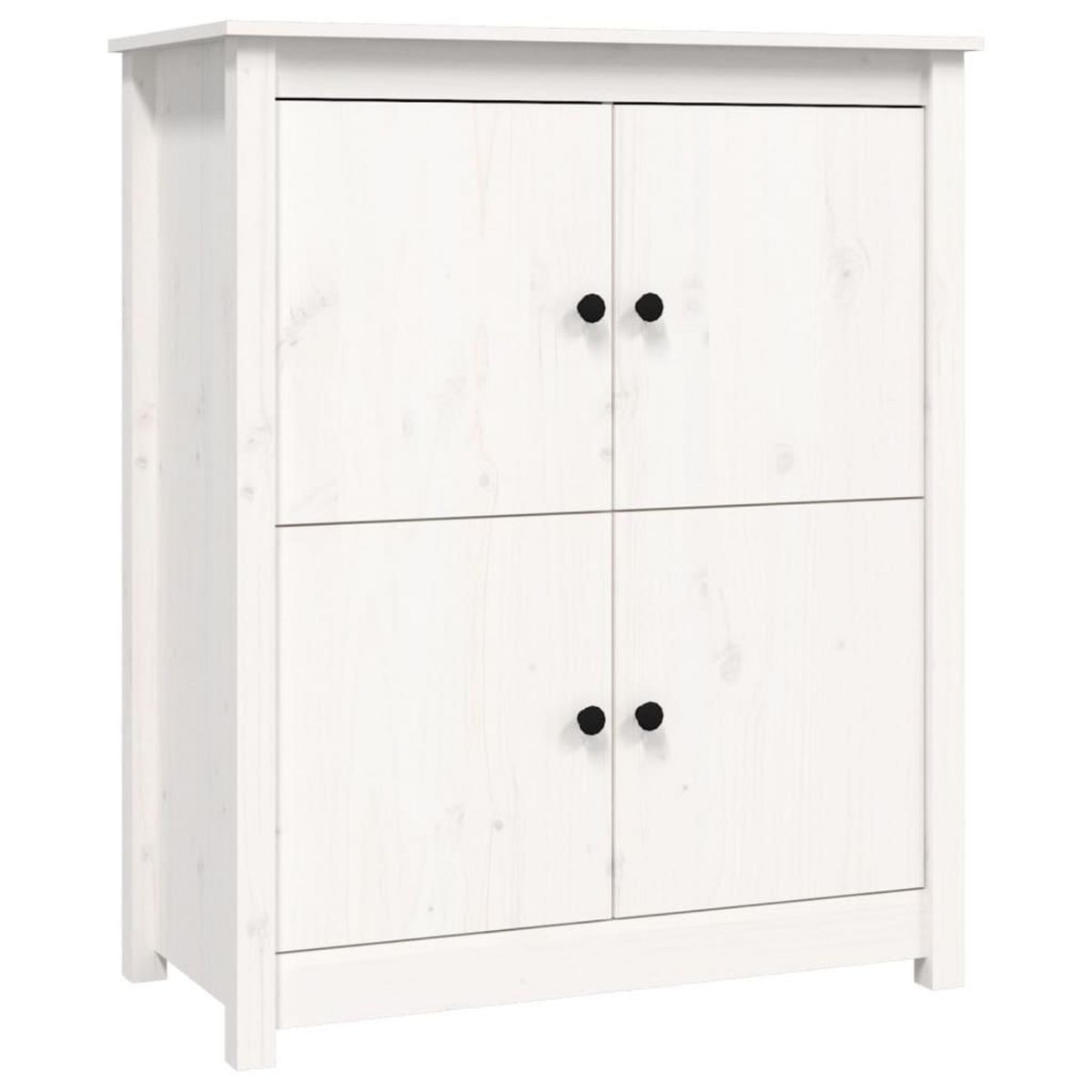 VIDAXL Buffet Blanc 83x41,5x100 cm Bois massif de pin