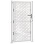 Voir la diapositive 3 : VIDAXL Porte de jardin acier resistant aux intemperies design croise
